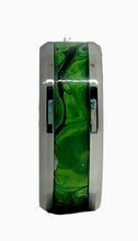 Load image into Gallery viewer, 8mm Stainless Steel Green Painted inlay Ring