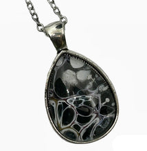 Load image into Gallery viewer, Hand Painted Necklace - Tear Drop Shape