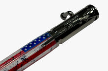 Load image into Gallery viewer, Bolt Action Pen in Chrome with American Flag