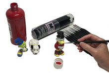 Load image into Gallery viewer, 000 - Miniature Detail Paint Brush Set, 12pcs, Wood Ergonomic Handle, dust Bag, Brush Holder - Fine Detail Painting Brushes for Models & Tiny Figurines, Acrylic, Oil, Watercolor, Hobbyist Painter