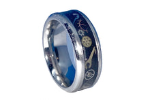 Load image into Gallery viewer, 8mm Stainless Steel inlay Ring w/watch parts