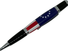 Load image into Gallery viewer, Sierra Chrome Ball Point Pen -  13 Stars and Stripes Resin
