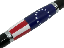 Load image into Gallery viewer, Sierra Chrome Ball Point Pen -  13 Stars and Stripes Resin
