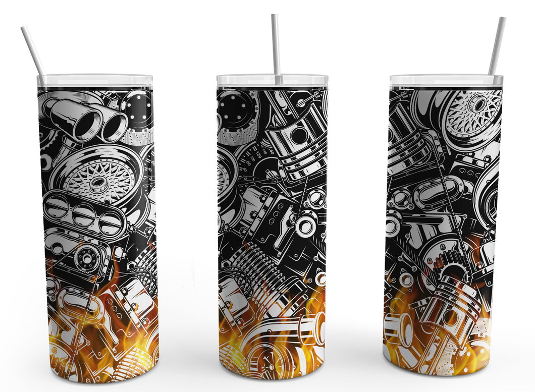 Tumbler - Car Parts 20 0z