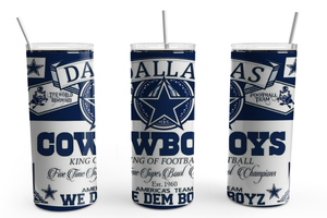 Dallas Cowboys Beer Label 20 0z
