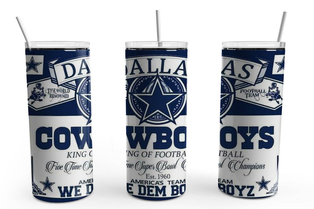 Dallas Cowboys Beer Label 20 0z