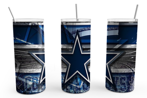 Dallas Cowboys 20 0z Tumbler