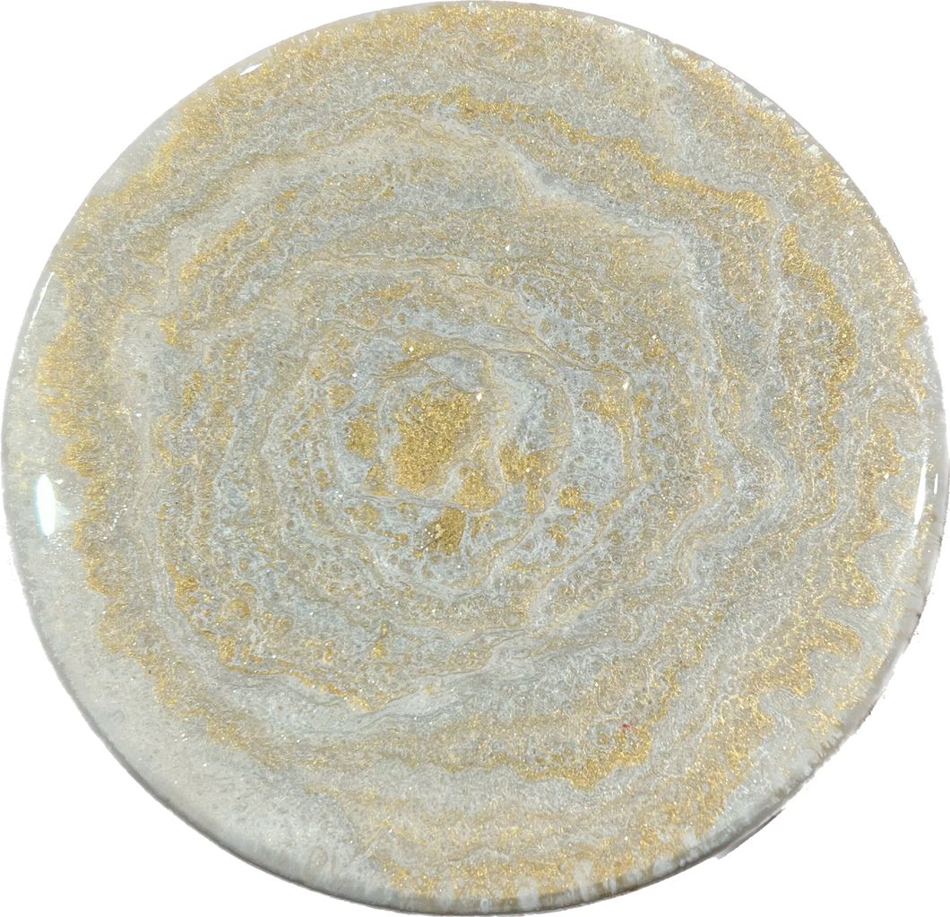 Lazy Susan Gold-White-Silver - 14