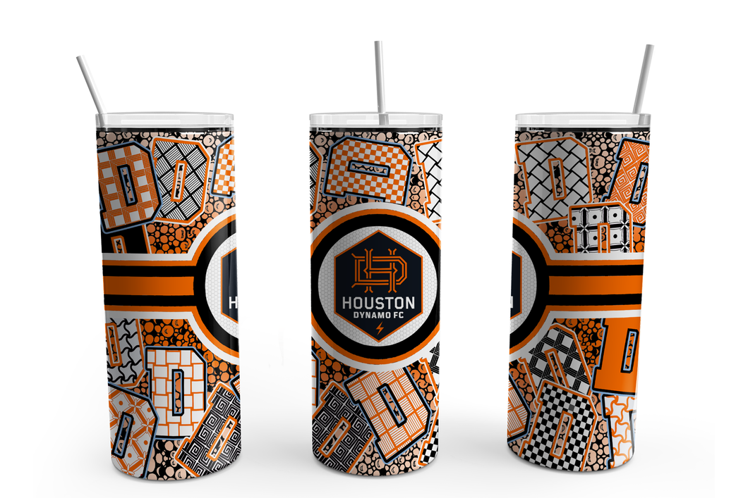 Houston Dynamo Zentangle 20 0z