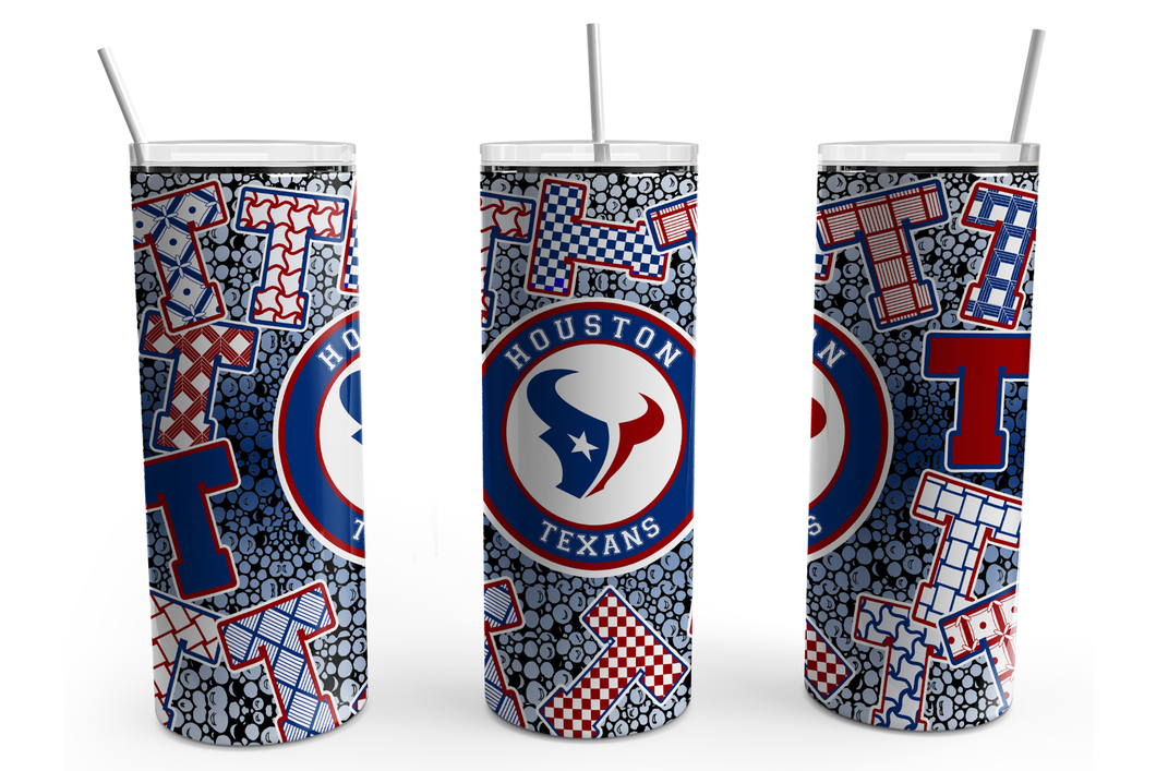 Houston Texans Zentangle 20 0z