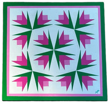 Load image into Gallery viewer, Barn Quilt - Pink Thistle
