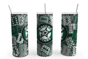 Dallas Stars Zentangle 20 0z