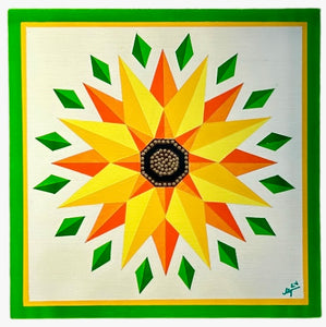 Barn Quilt - Sunflower