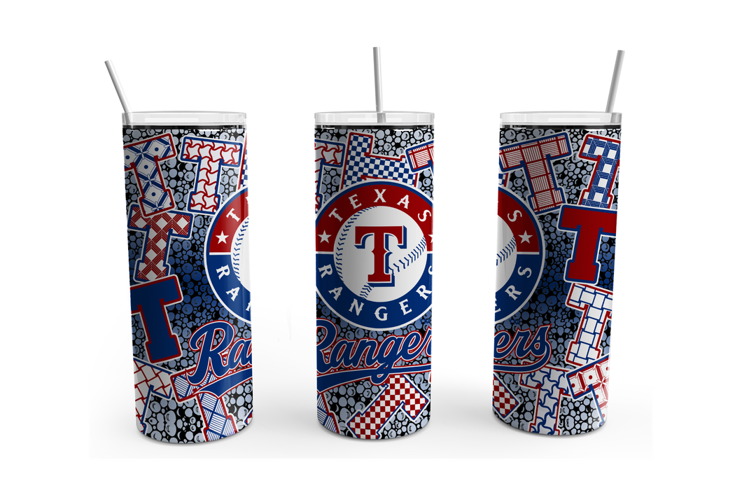 Texas Rangers Zentangle 20 0z