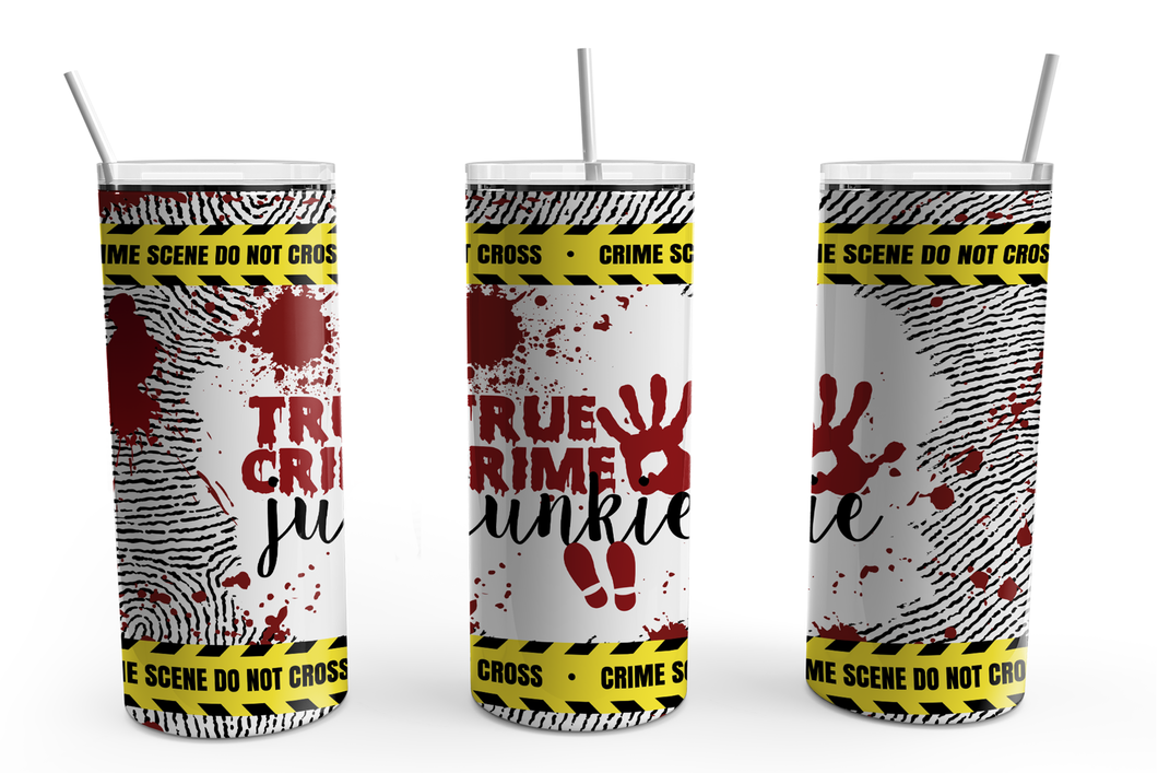 Tumbler - True Crime Junky 20 0z