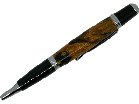 Sierra Twist Chrome - Yellow and Black Resin