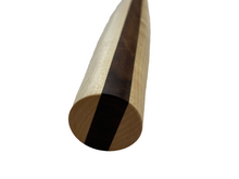 Load image into Gallery viewer, Rolling Pin French Style made with Maple and Black Walnut
