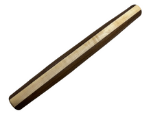 Load image into Gallery viewer, Rolling Pin French Style made with Black Walnut and Maple
