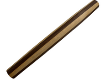 Load image into Gallery viewer, Rolling Pin French Style made with Black Walnut and Beech
